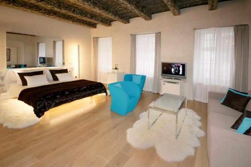Three Storks Hotel Prague Exterior photo A room designed by the students